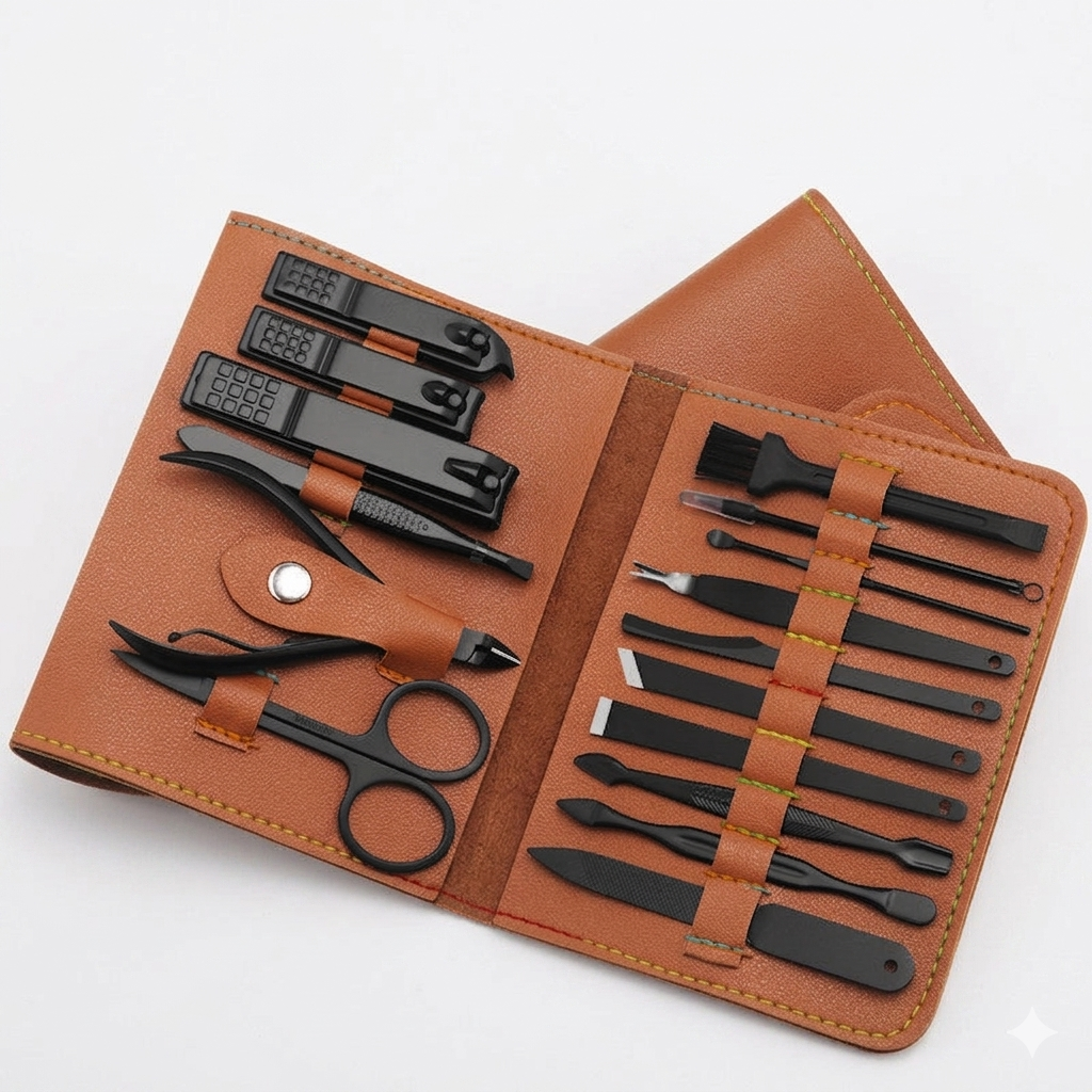 16-Piece Luxury Grooming Case