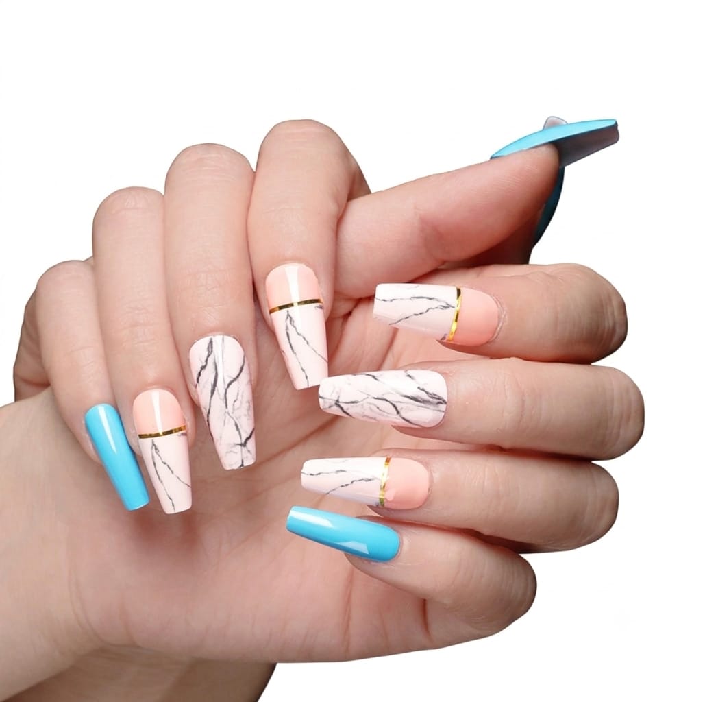Instant Coffin Press-On Nails