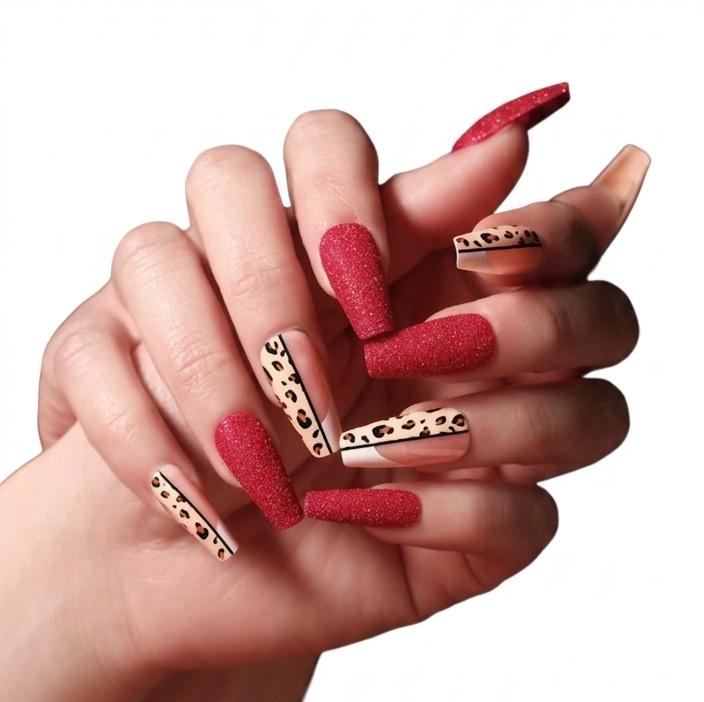 Wild Side Leopard Press-Ons
